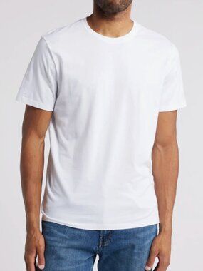 NEW- Bryce Crewneck Tee- White XL